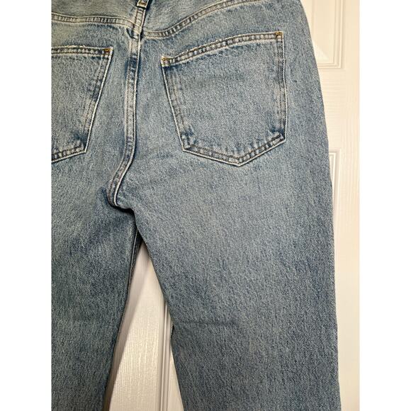Agolde Women’s Jeans Size 26, High Rise, Bootcut‎ Light Wash Lightly Distressed - Picture 9 of 12